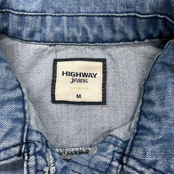 Highway Jeans Cropped Denim Jacket (M) - Picture 9 of 10